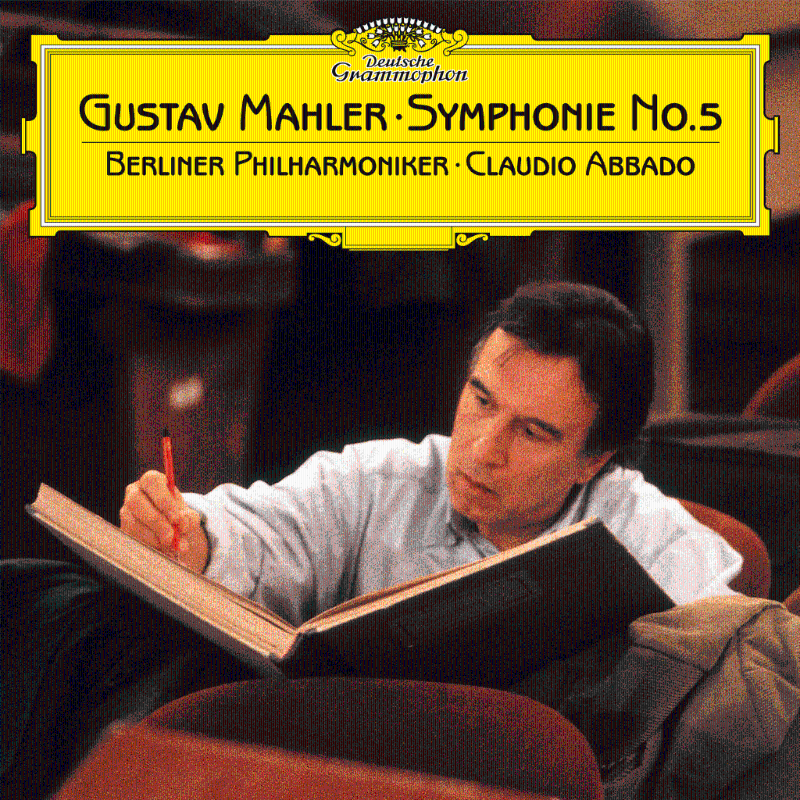 指揮大師阿巴多的馬勒第五號交響曲唱片封面