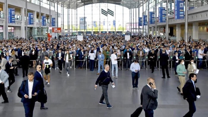 国际太阳能技术博览会(Intersolar Europe)现场盛况。 国际太阳能技术博览会(Intersolar Europe)现场盛况。