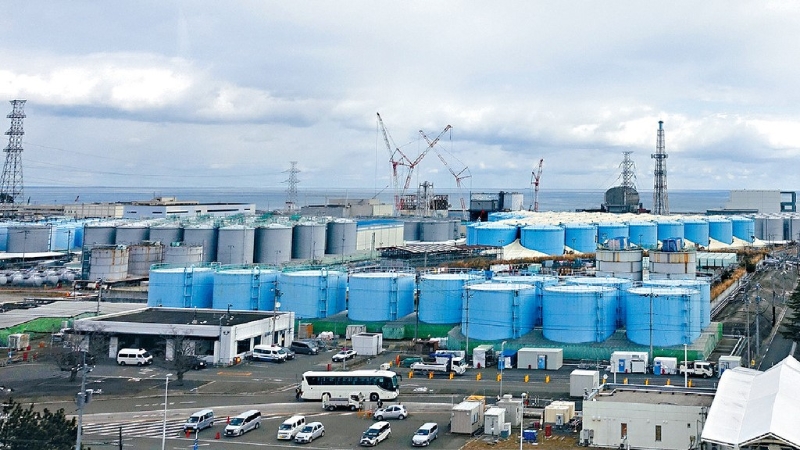 日本福岛核电站的废水即将排放