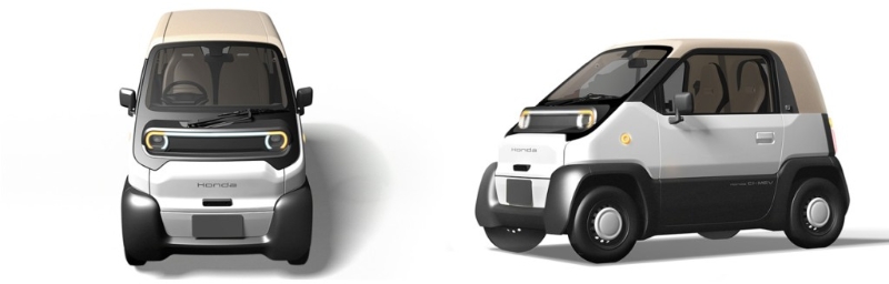 CI-MEV双座位电动车搭载了Honda CI协作人工智慧和自动驾驶技术。