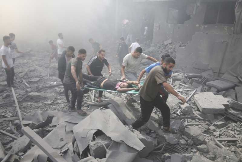 加沙连日遭以色列空袭，造成数千人死伤。