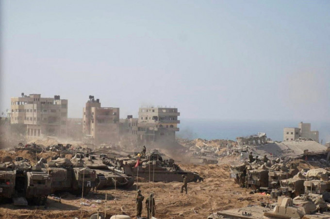 以军地面攻势取得进展，已将加沙地带一分为二。路透社