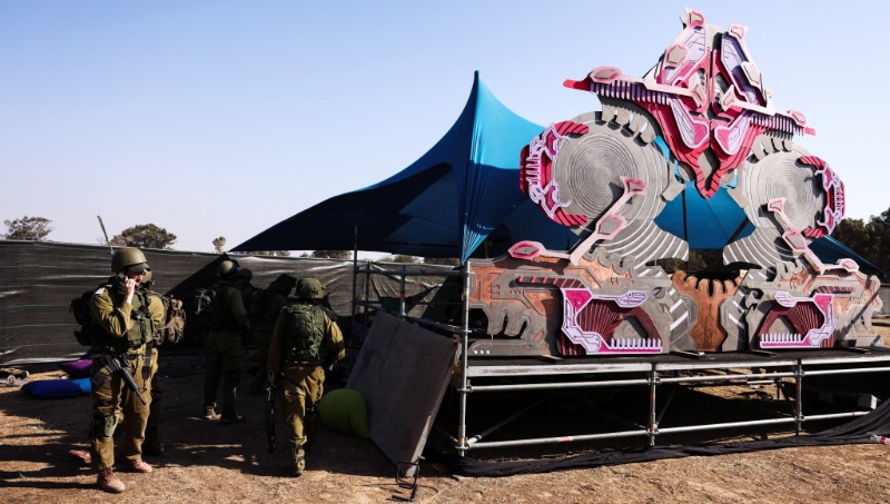 以军在音乐祭现场追缉哈马斯成员。路透社