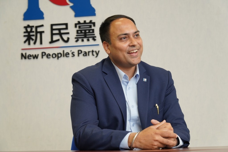 新民党油尖旺南候选人白俊达。