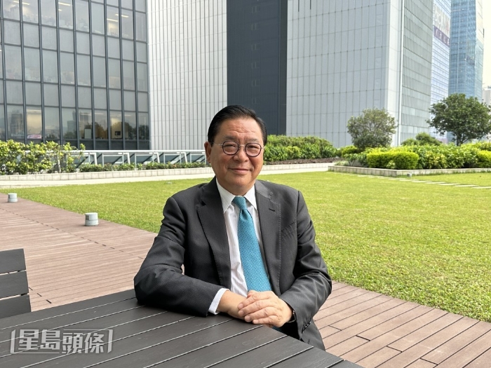 立法会议员林健锋。 立法会议员林健锋。