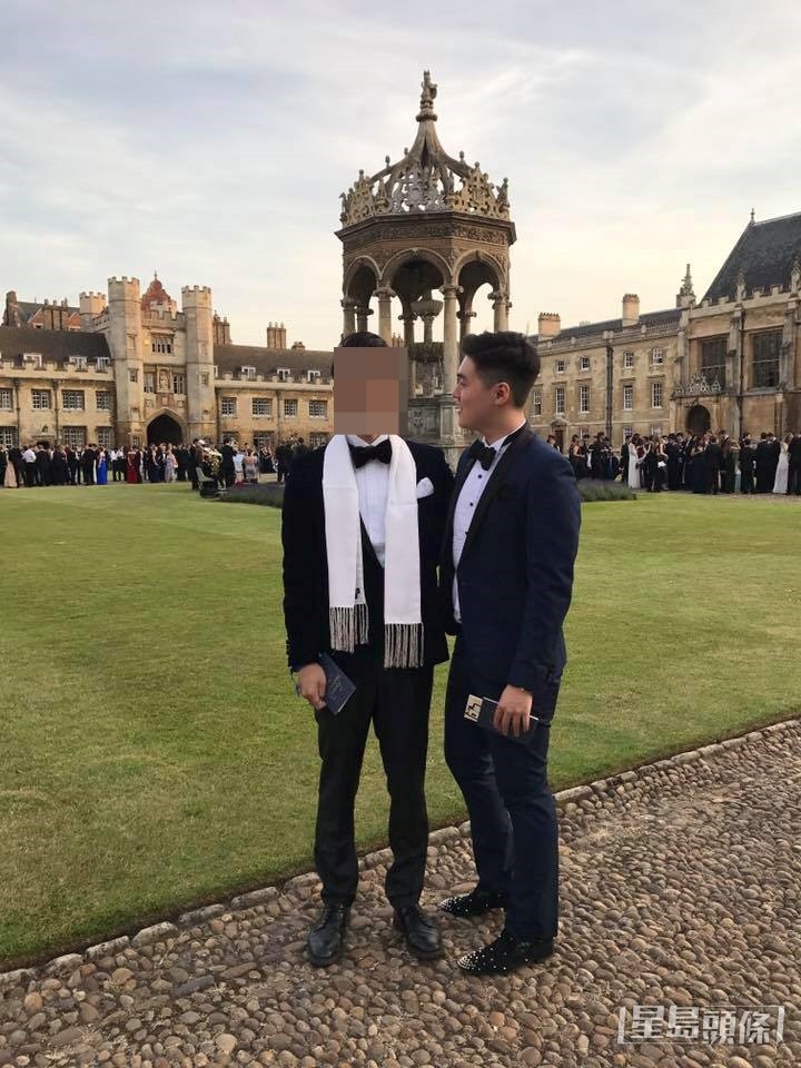 陈嘉慧婚讯传出后，其未婚夫Calvin（右）被起底，有指他姓夏，是上海人，自幼在香港读书，后来移居纽西兰生活，2015年升读英国剑桥大学。