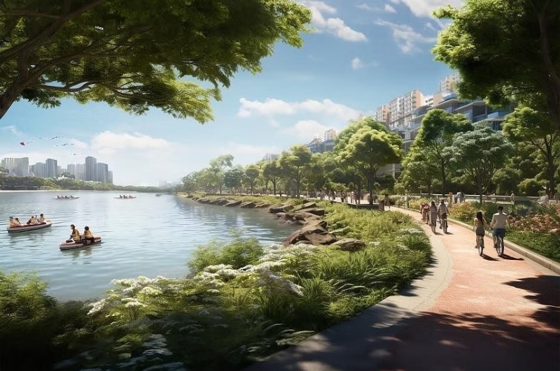 新加坡东海岸填海造“长岛”，住宅休闲工业三合一