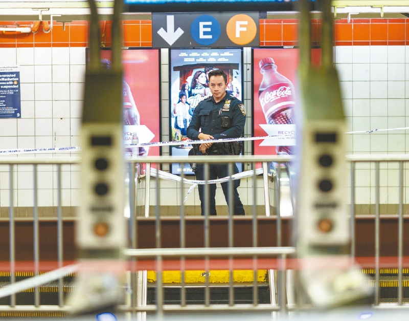 从10月到本月5日期间，市地铁系统报告9宗针对犹太人的仇恨犯罪事件。Emil Salman纽约时报