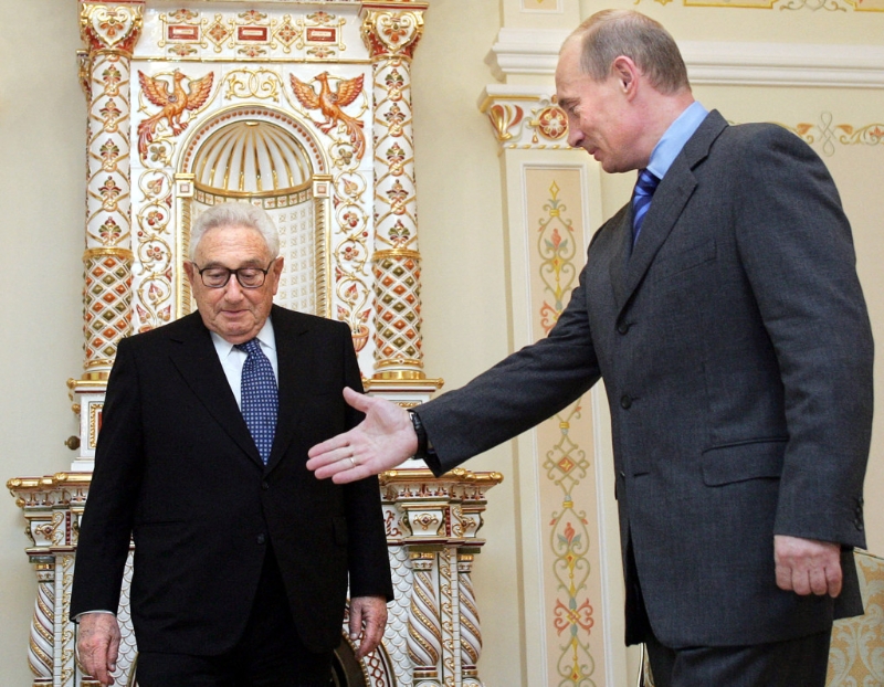 基辛格和俄罗斯总统普京。