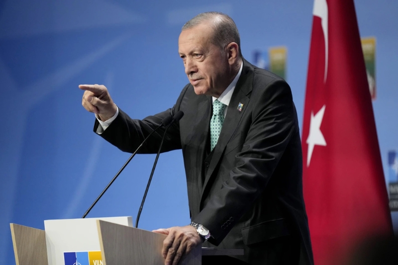 土耳其总统埃尔多安，与以色列的关系再次恶化。美联社