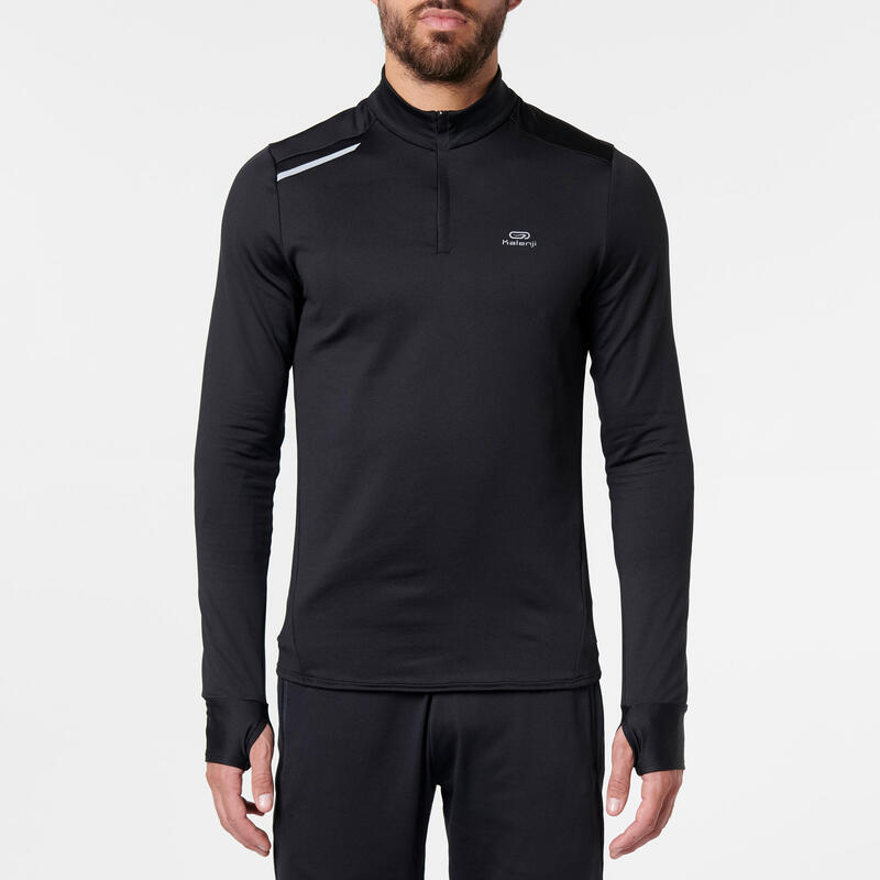 男款保暖跑步长袖T恤RUN WARM：$69（原价$99）