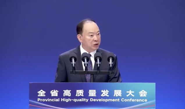 中央政治局委员、广东省委书记黄坤明表示，广东在高质量发展上，肩负着重要使命和重大责任。影片截图