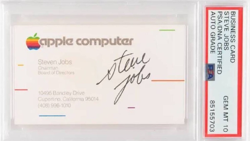 苹果创办人Steve Jobs卡片
