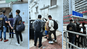 香港警方新界南大反黑捣洗黑钱集团，“庙街朗”等82人被捕