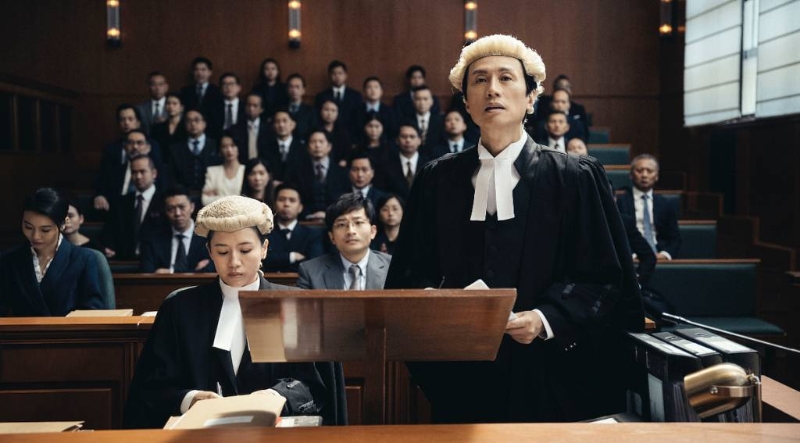 港产电影《毒舌大状》于前粉岭裁判法院取景。 （图片来源：《毒舌大状》）