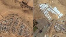 卫星照显示拉法附近现大量帐篷，疑以军为地面进攻作好准备
