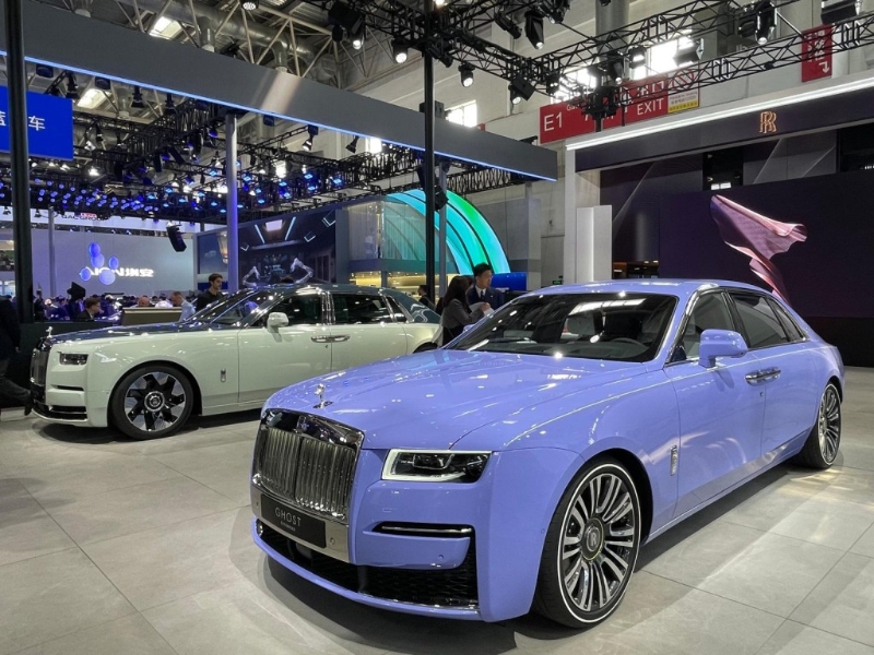 劳斯莱斯Rolls-Royce在北京车展发表最新订制版SPIRIT OF EXPRESSION，全球限量3辆