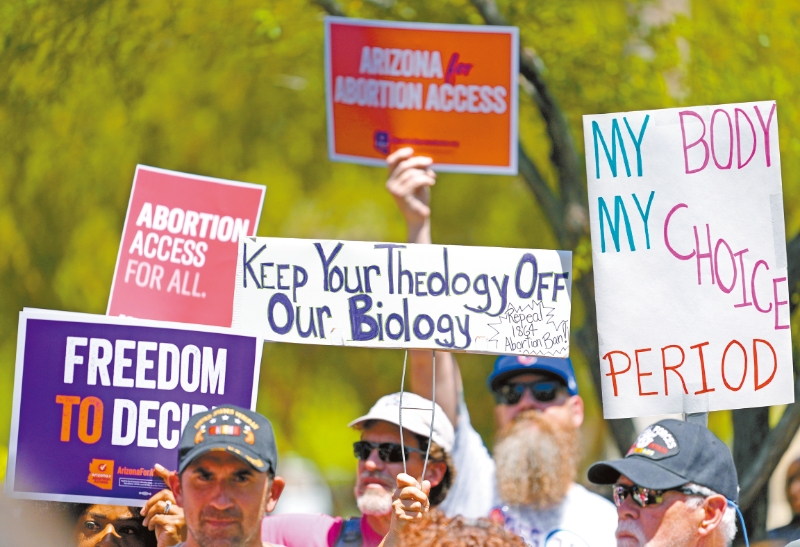 亚利桑那州通过废除百年堕胎禁令