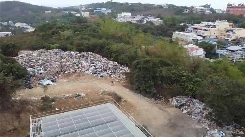 小琉球垃圾堆置场距离居民聚落并不远