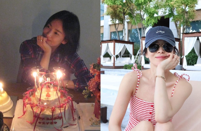 宋慧乔泰国脱了晒激罕泳装照,逗趣“断电衣”泄心声。 宋慧乔泰国脱了晒激罕泳装照,逗趣“断电衣”泄心声。