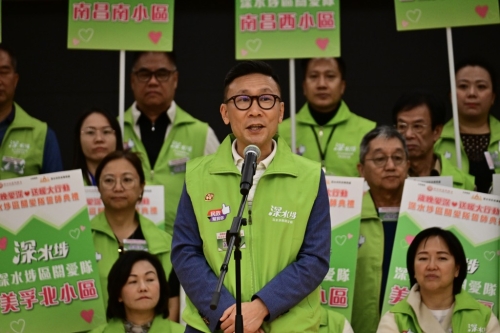 深水埗民政专员黄昕然近期升职，成为民政及青年事务局副秘书长。 资料图片