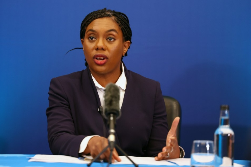 英国保守党现任党首凯米·巴德诺赫，资料图 图源：英媒