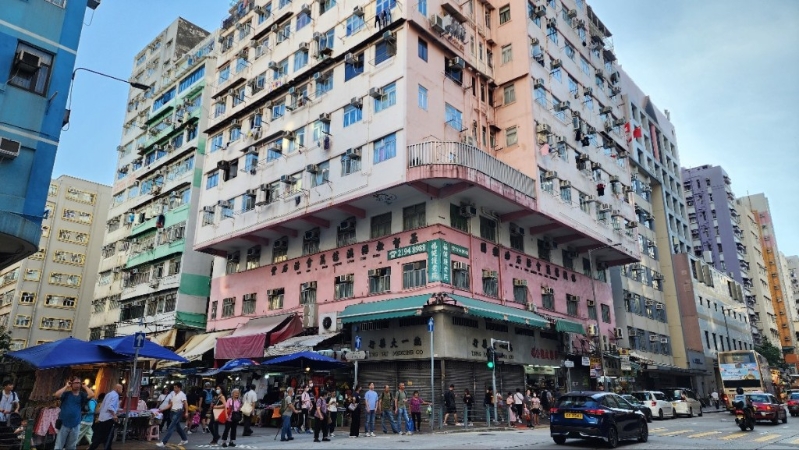 现场为深水埗北河街179号一教堂。