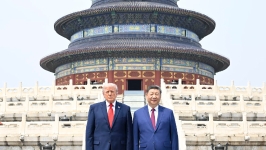 详讯 | 习近平同美国总统特朗普参观天坛