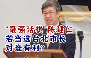 “最强活棋”陈建仁若当选台北市长，对谁有利？