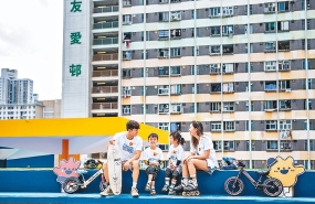 香港｜空中滑轮运动场，屯门爱定商场正式开幕