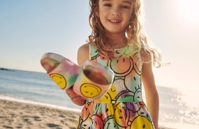 周年风潮｜SmileyWorld x H&M童装系列，紥染印花笑脸迎接夏天