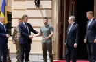 法德意及罗马尼亚领袖访基辅，支持乌克兰加入欧盟