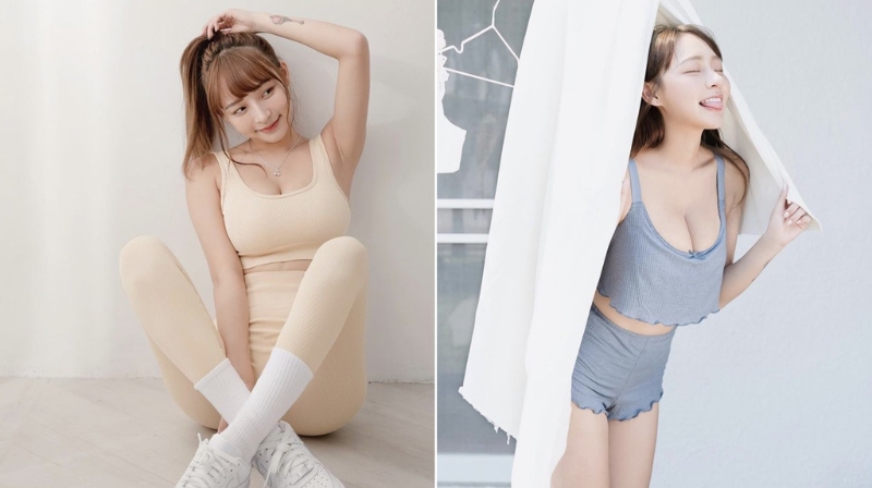 林襄素顏曝光,澄清整形嫌疑。(圖/林襄 IG)