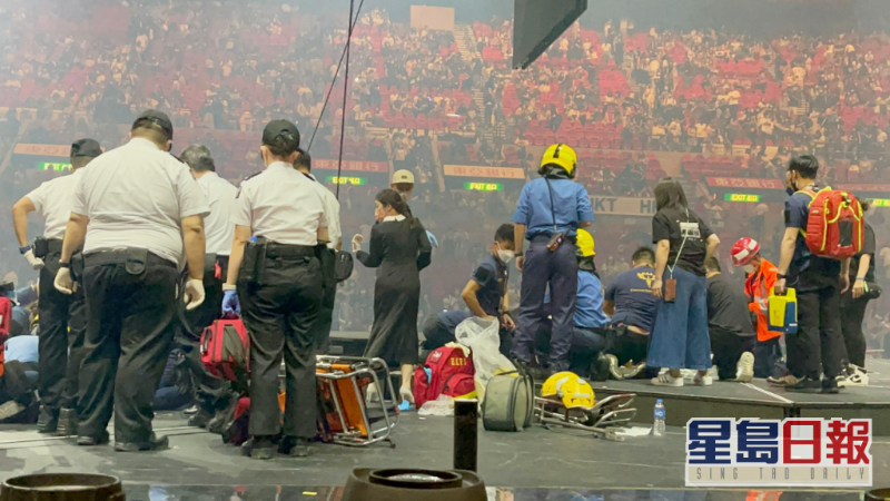 MIRROR演唱會發生嚴重意外。資料圖片