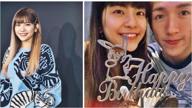 阿Mo与女友。 网图