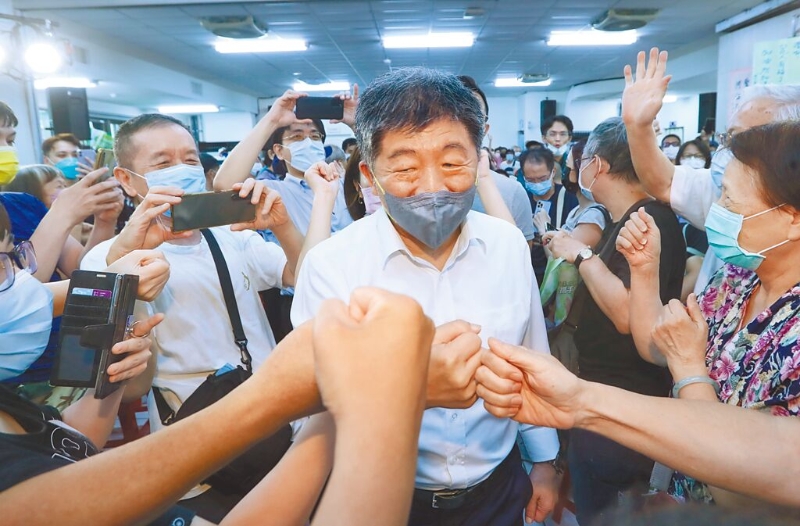 民進黨台北市參選人陳時中表示，學術倫理方面應該交由專業認定，「至於我跟林智堅仍然是盟友」。（本報資料照片）