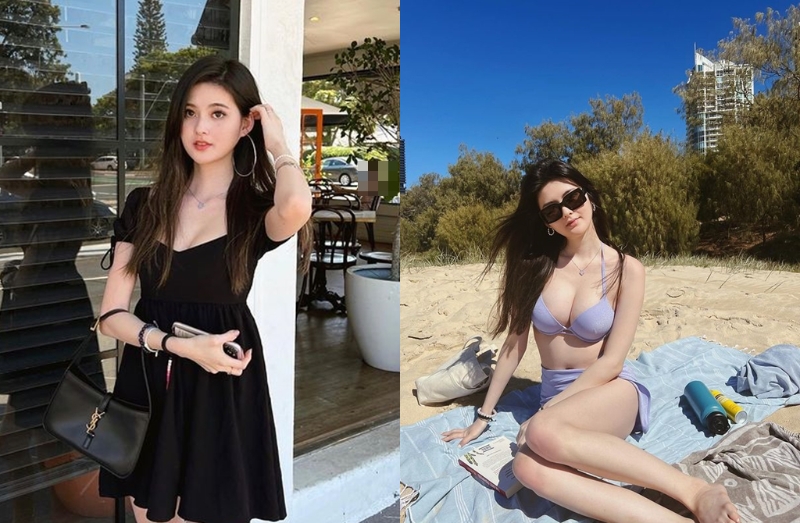 孫芸芸愛女廖思惟完美繼承媽媽的美貌。(圖/廖思惟Instagram)