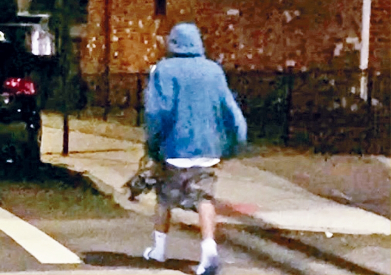 嫌犯的样貌特征。 何女士提供 嫌犯的样貌特征。 何女士提供