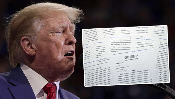 特朗普要求獲批,法官頒令委任獨立專員審查海湖莊園查獲文件。AP