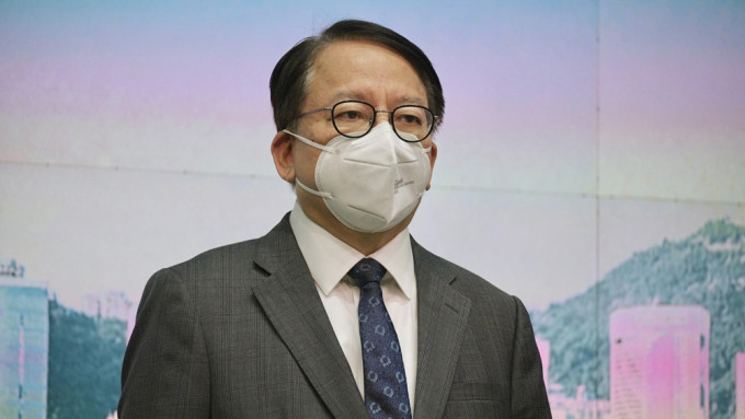 政務司司長陳國基今率領官員開會。資料圖片