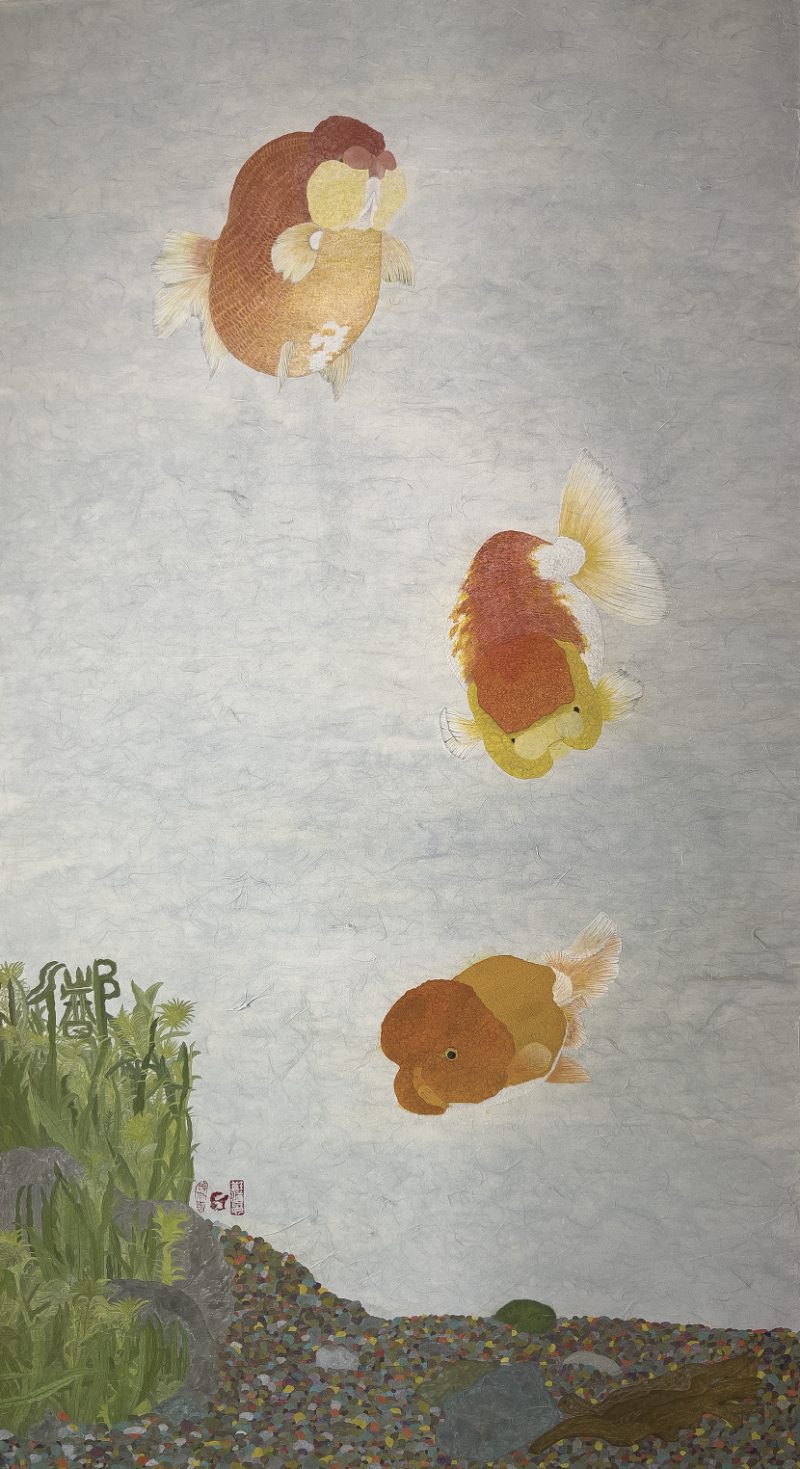 曾斯琪作品《分渡揚鑣三尾魚》