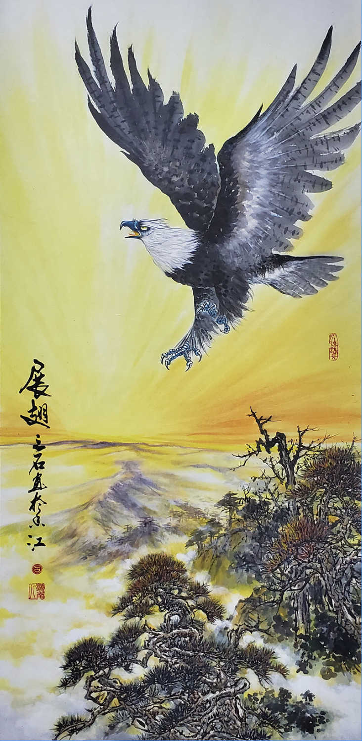 呂三石作品《展翅》