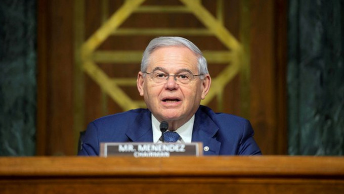 《台灣政策法案》由參議院外委會主席梅南德茲(圖)和預算委員會成員格雷厄姆共同提出。