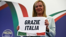 意大利大选右翼联盟宣布胜出，梅洛尼成首位女总理
