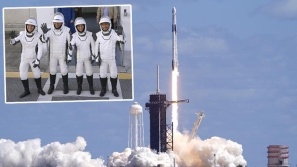 SpaceX飞船升空美俄日太空人同框，包括首位美原住女太空人