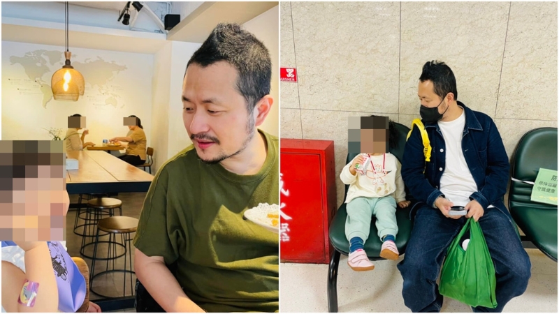 九把刀愛女近日感染呼吸道融合病毒(RSV)。(圖/翻攝自九把刀臉書)