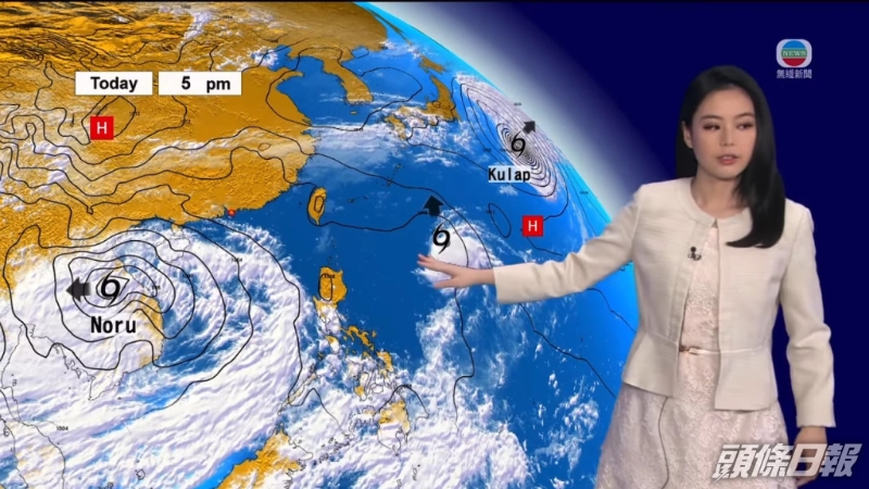 近日网上流传一条林婷婷为明珠台天气报告彩排的影片。