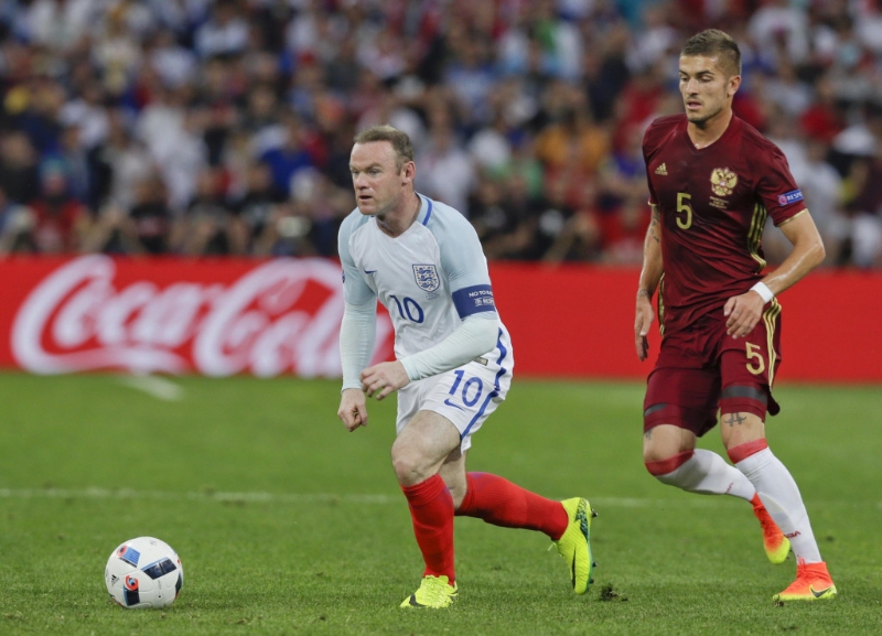 一六年歐國盃，英格蘭第一擊鬥俄羅斯，於七十三分鐘由艾歷迪亞打破僵局，但於補時階段被俄羅斯逼和1:1。AP資料圖片
