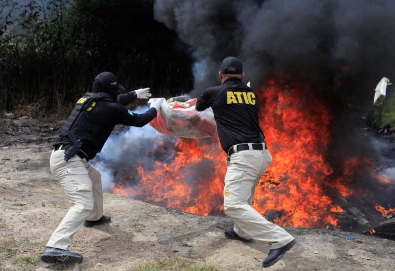 洪都拉斯加強打擊販毒問題。REUTERS