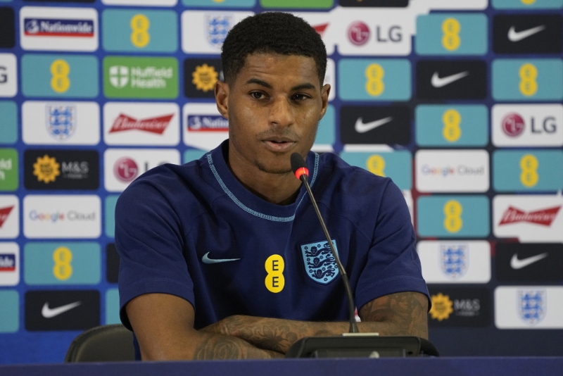 拉舒福特指聽到球迷怒噓後心情不快。 AP